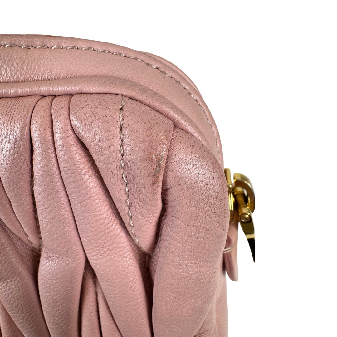 Miumiu Pink Leather Bag