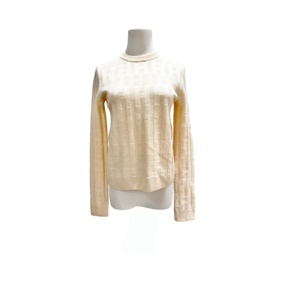 Hermes Cream Sweater #36