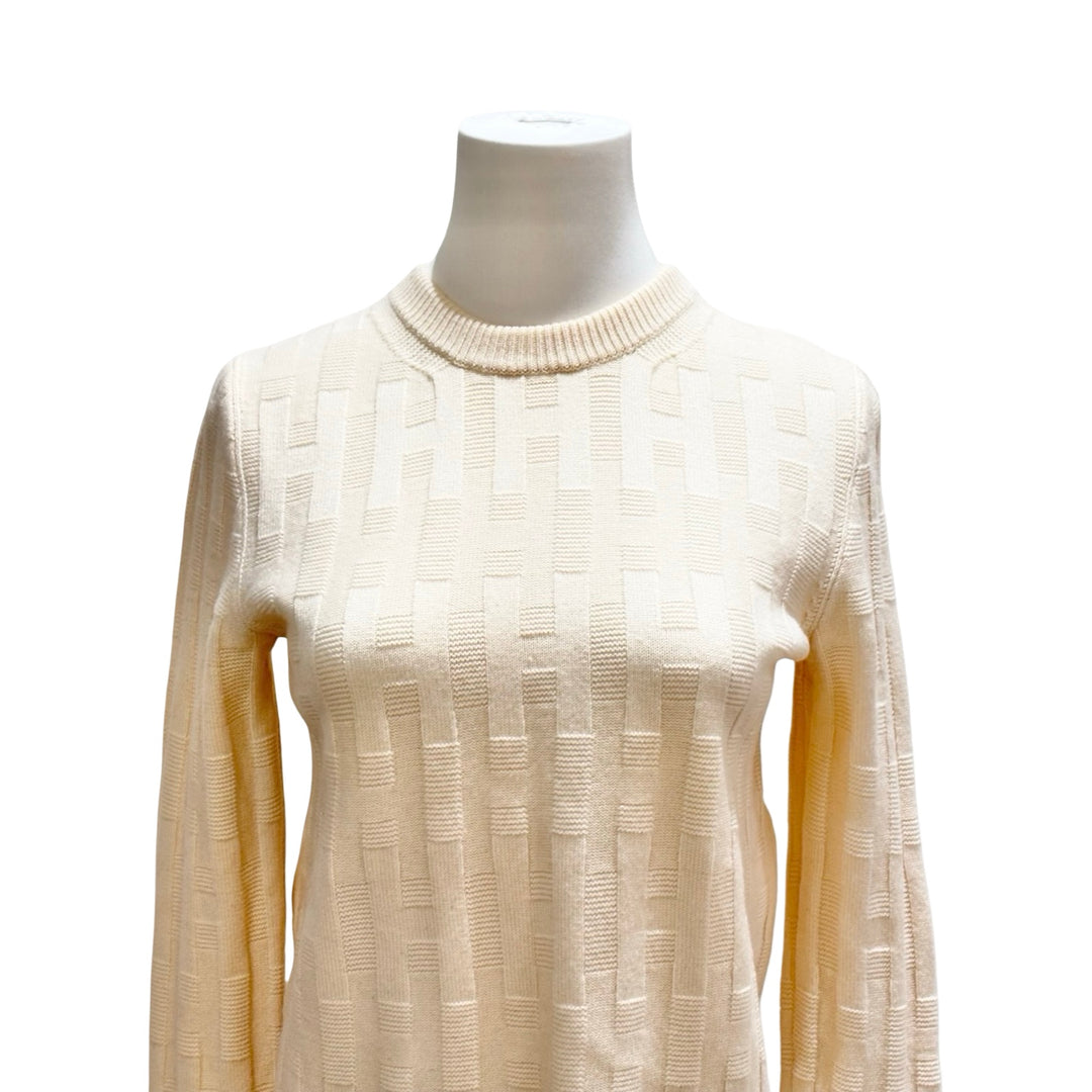 Hermes Cream Sweater #36