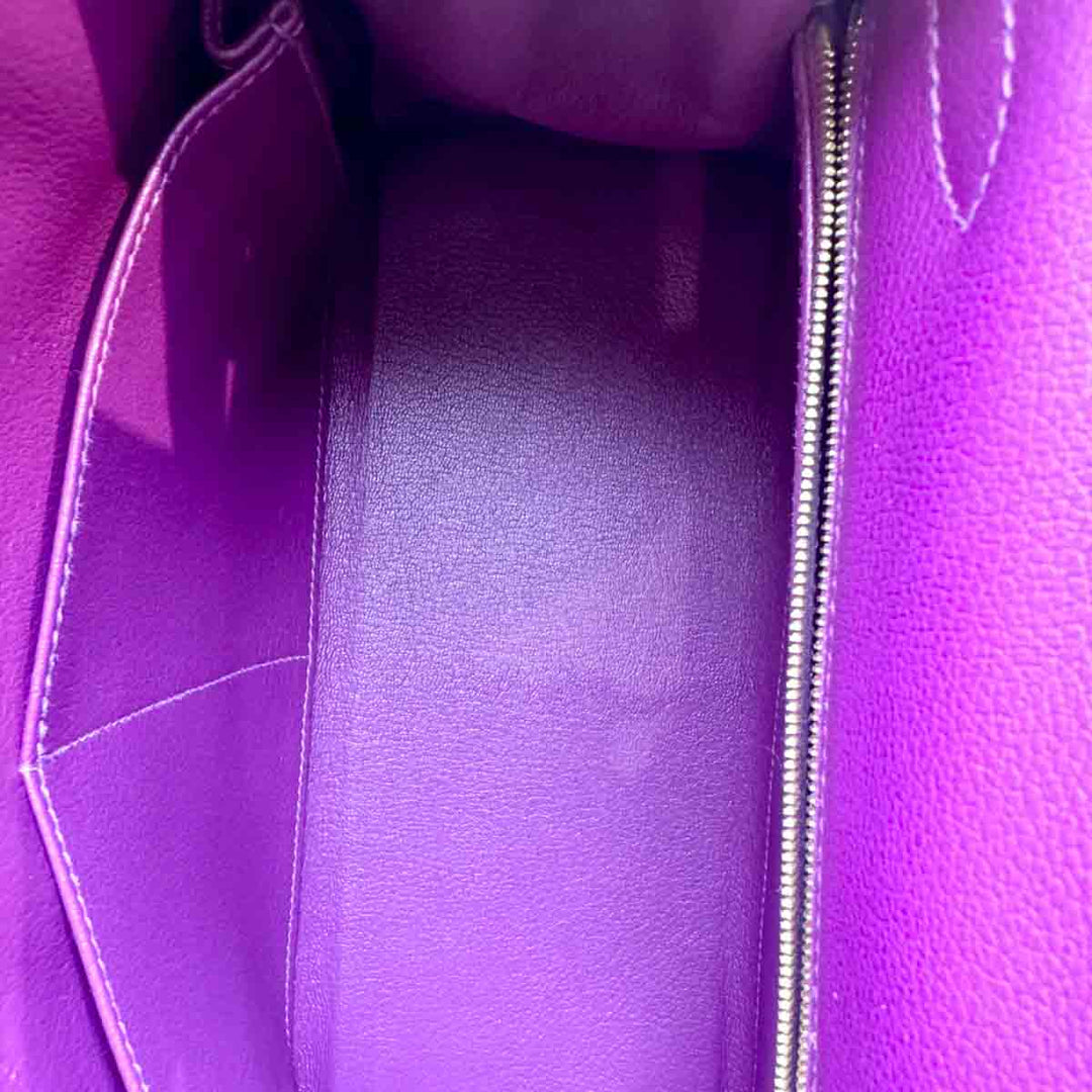 Hermes Kelly 28cm Bag P9 Purple evercolor