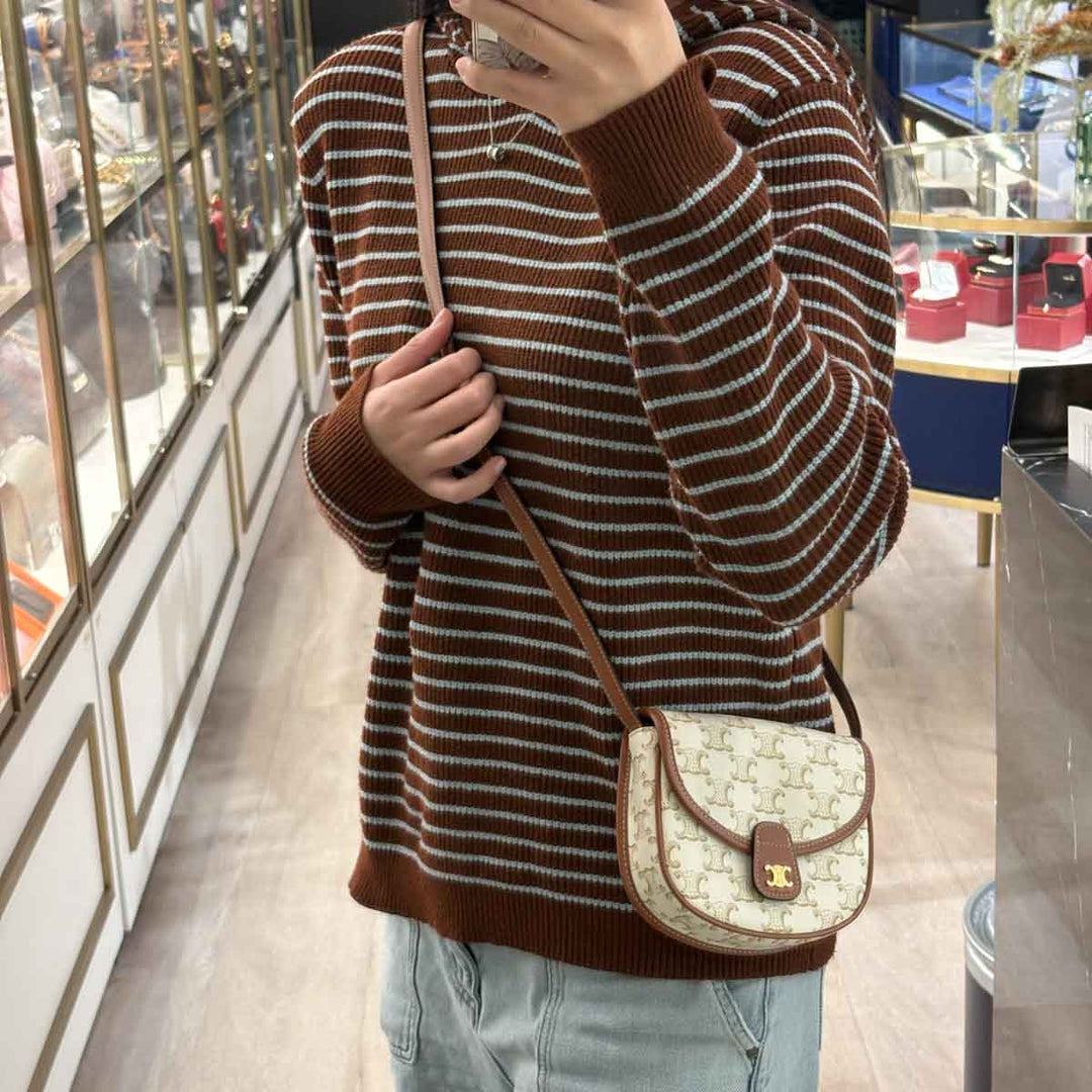 Celine Triomphe Mini Besace Bag