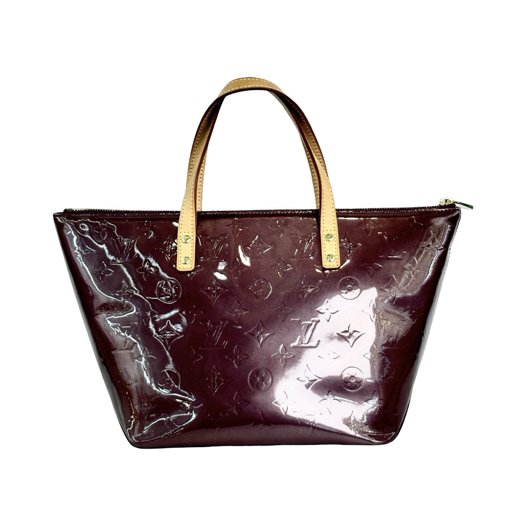 Louis Vuitton Burgundy Patent Tote Bags