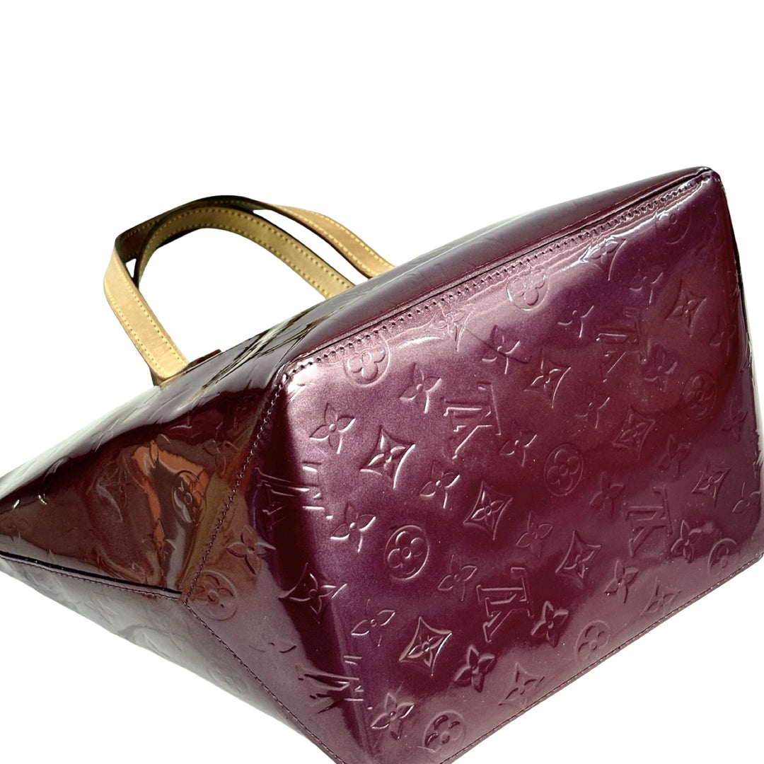 Louis Vuitton Burgundy Patent Tote Bags