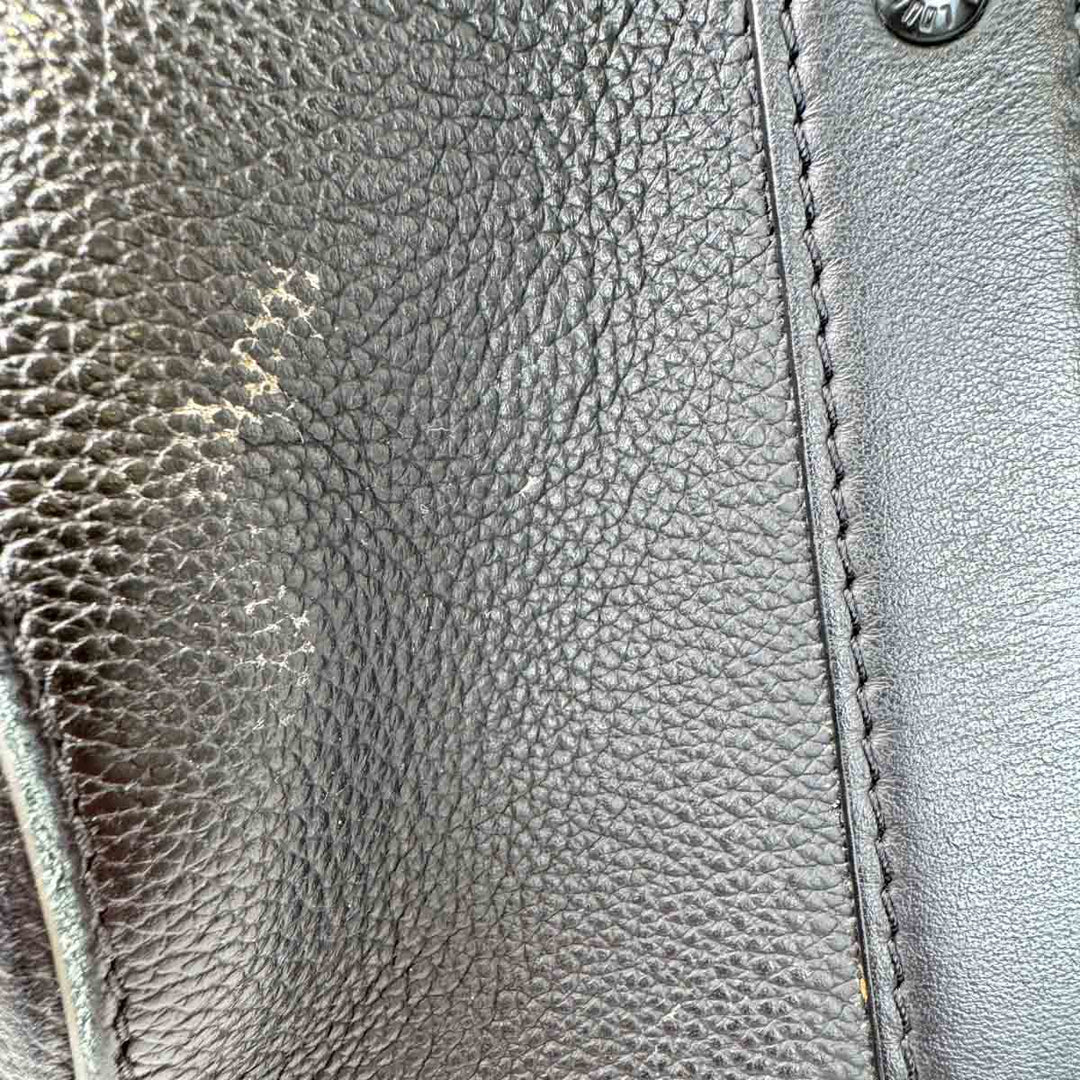Louis Vuitton Keepall  25cm Black Calfskin