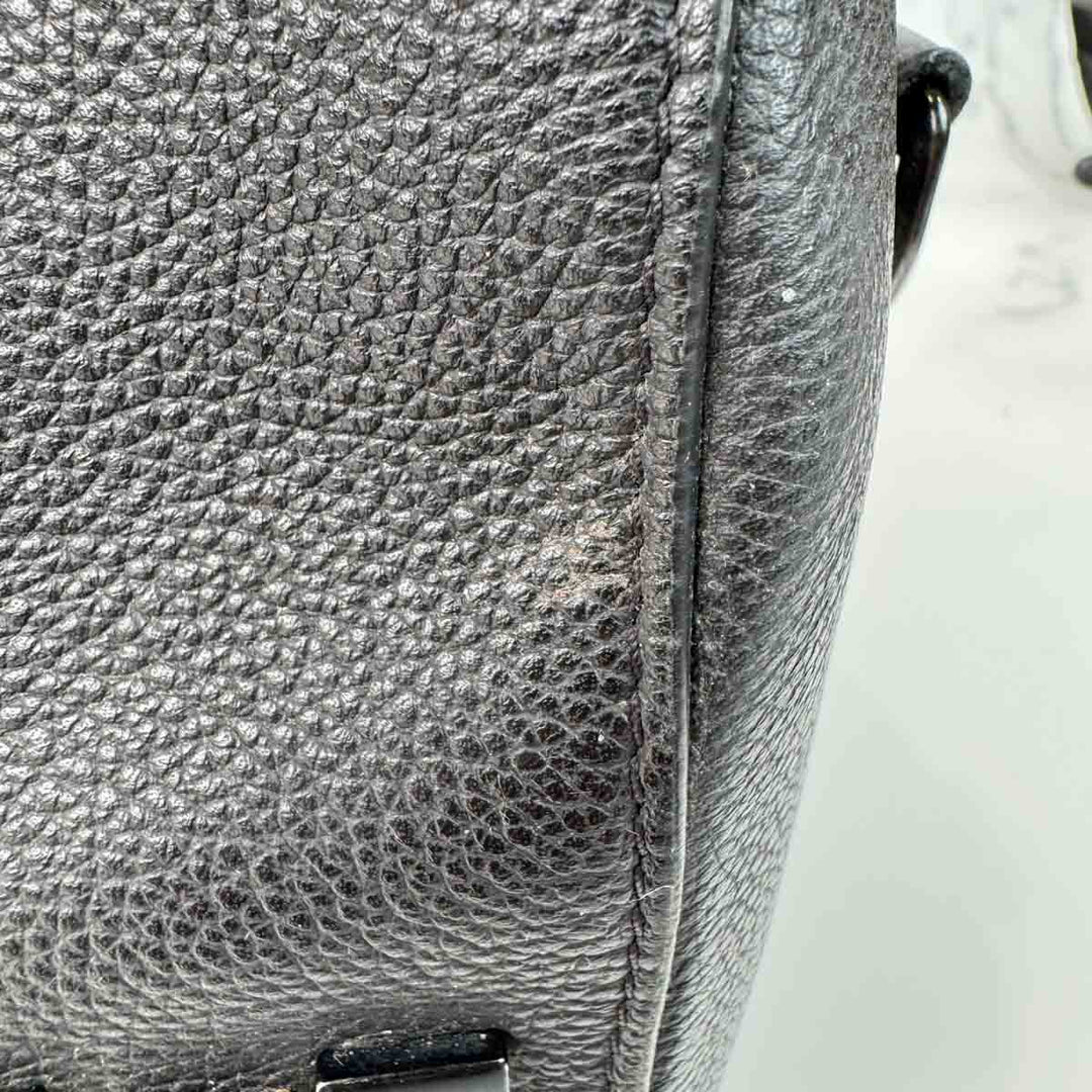 Louis Vuitton Keepall  25cm Black Calfskin