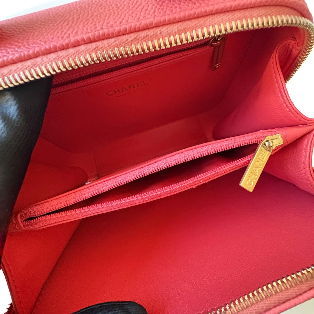 Chanel Vanity Box Bag  Coral Pink