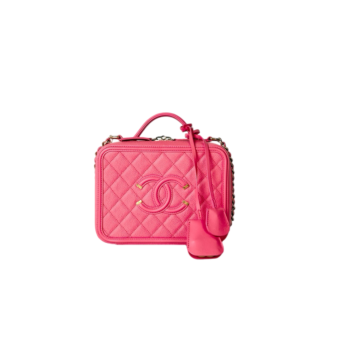 Chanel Vanity Box Bag  Coral Pink