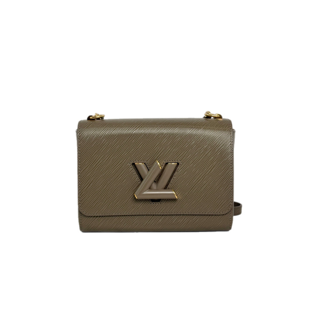 Louis Vuitton Twist Epi Mm 23cm Grey Bag