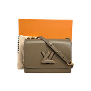 Louis Vuitton Twist Epi Mm 23cm Grey Bag
