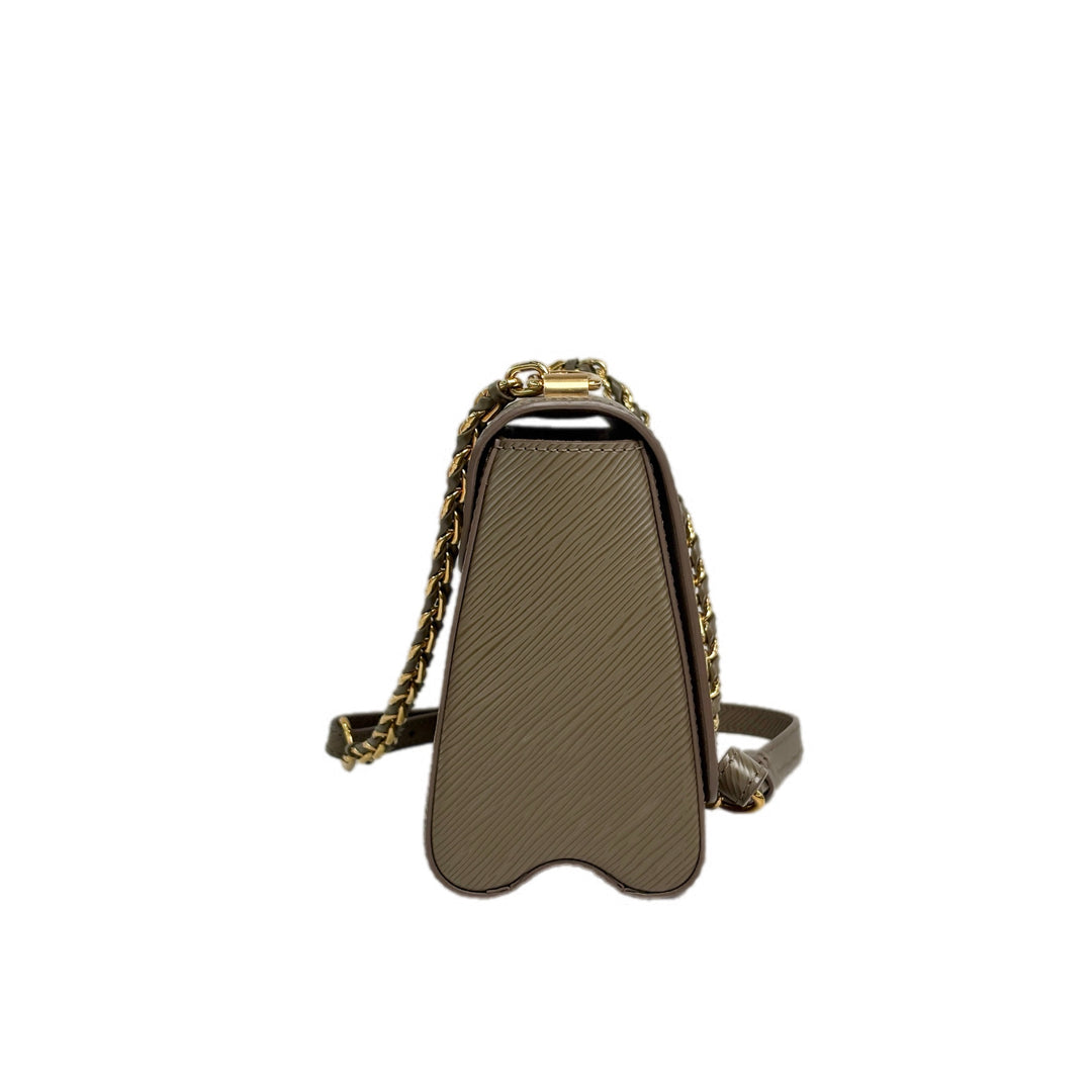 Louis Vuitton Twist Epi Mm 23cm Grey Bag