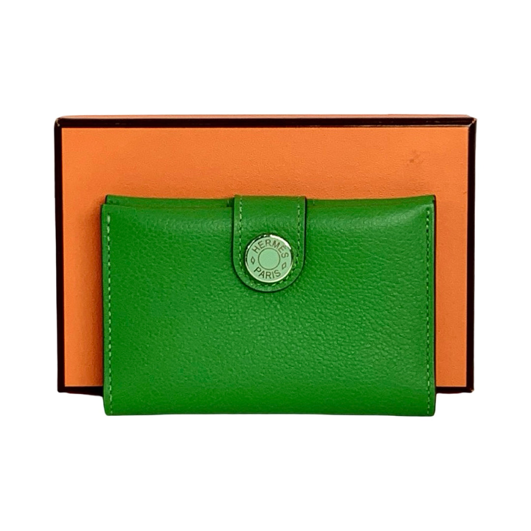 Hermes Green RMS Card Holder