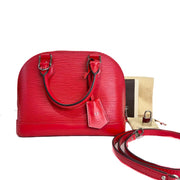 Louis Vuitton Red Epi Alma BB Bag - Jiaxyk