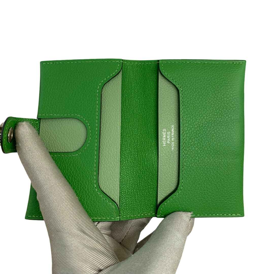 Hermes Green RMS Card Holder