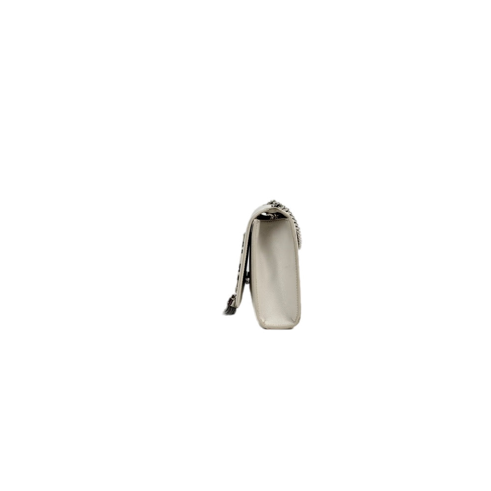 YSL White Kate Tassel Small 20cm Bag