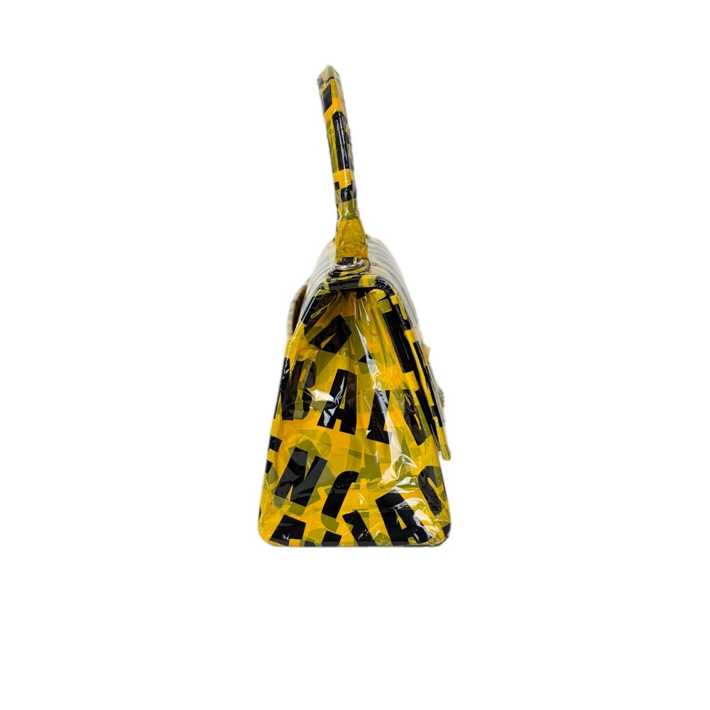 Balenciaga Hourglass Tape Trimmed Small Bag