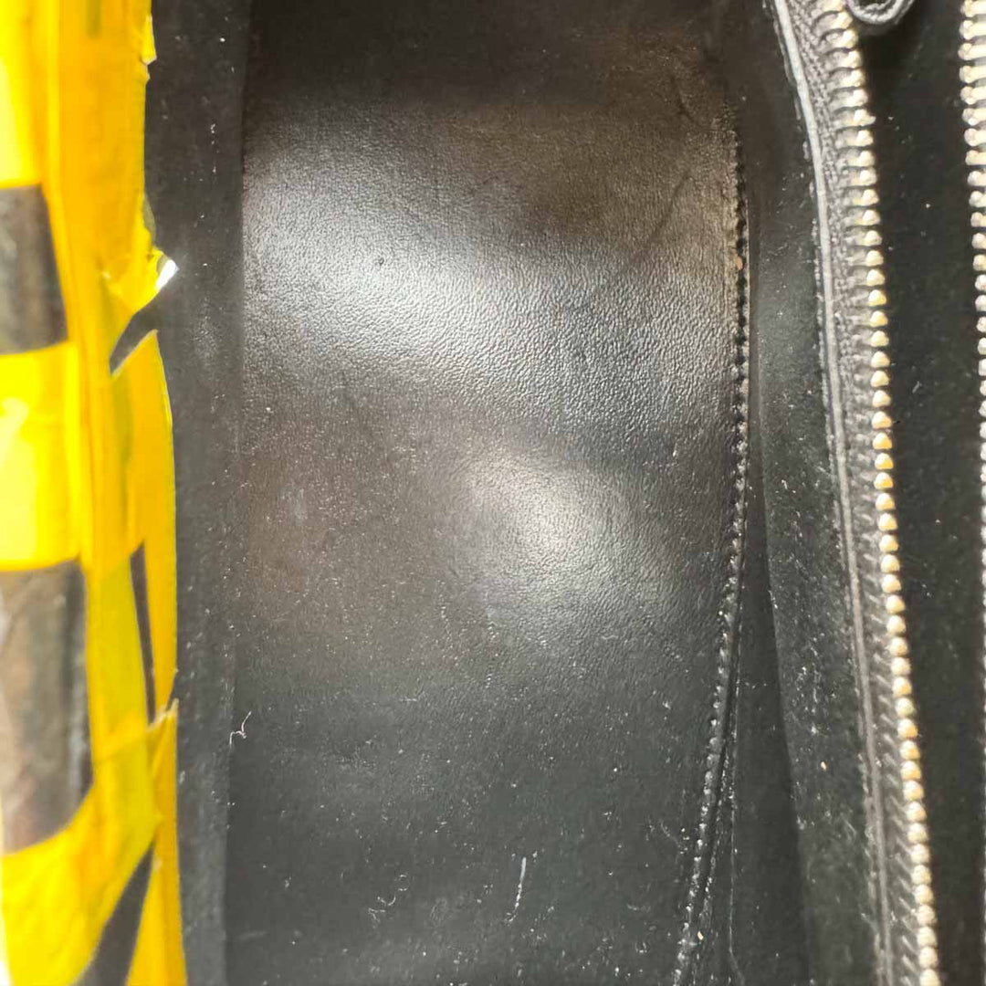 Balenciaga Hourglass Tape Trimmed Small Bag