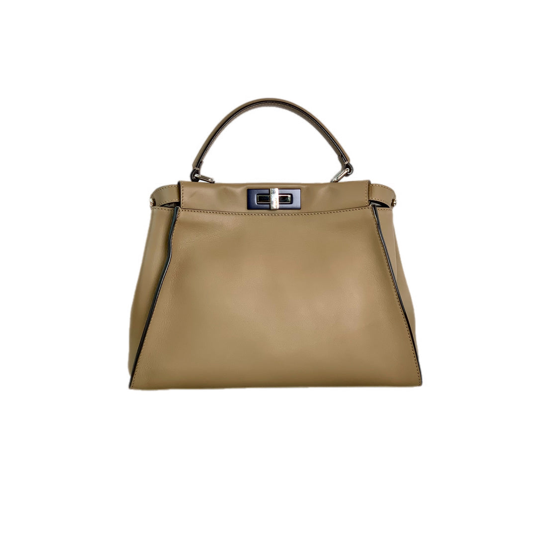 Fendi Peekaboo Medium Brown Bag