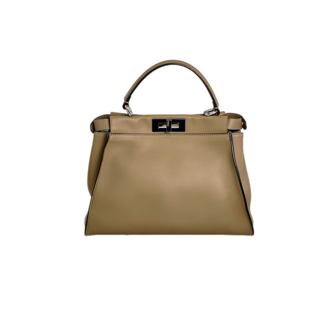 Fendi Peekaboo Medium Brown Bag