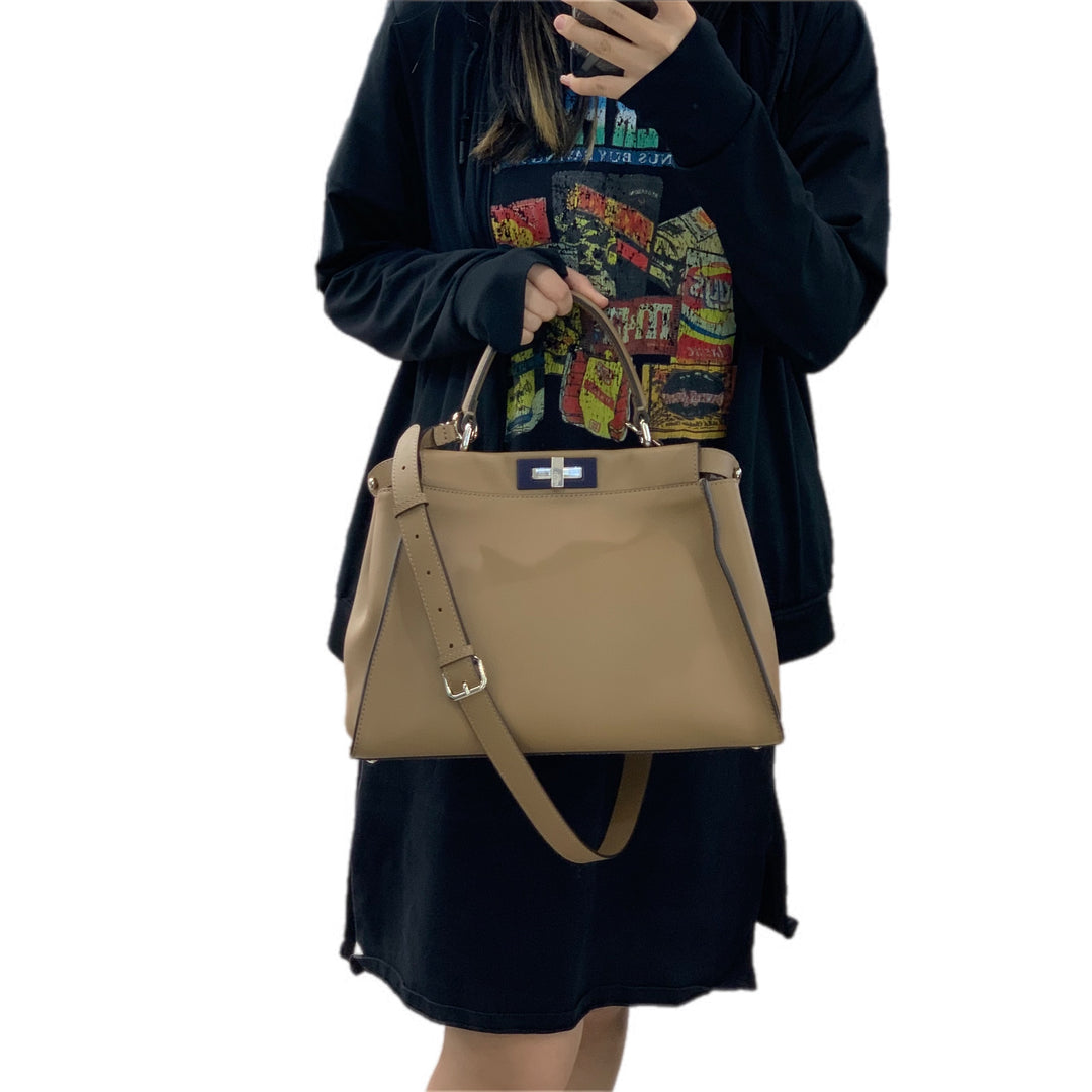 Fendi Peekaboo Medium Brown Bag