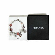 Chanel Sliver CC Multicolour Pearl Bracelet - Jiaxyk