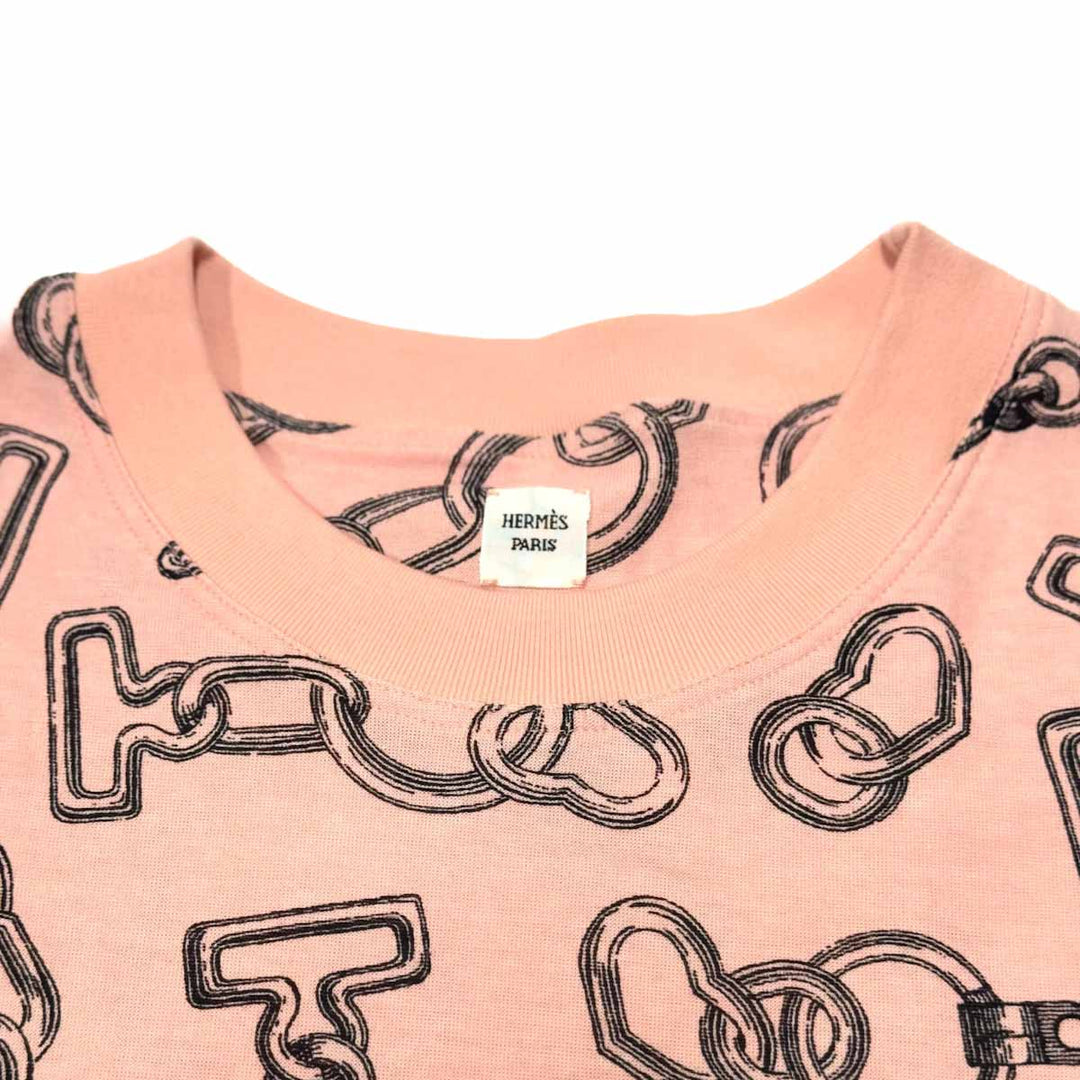 Hermes Pink Cotton Tshirt #38