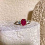 Natural Burma Ruby Ring D0.98 PT - Jiaxyk