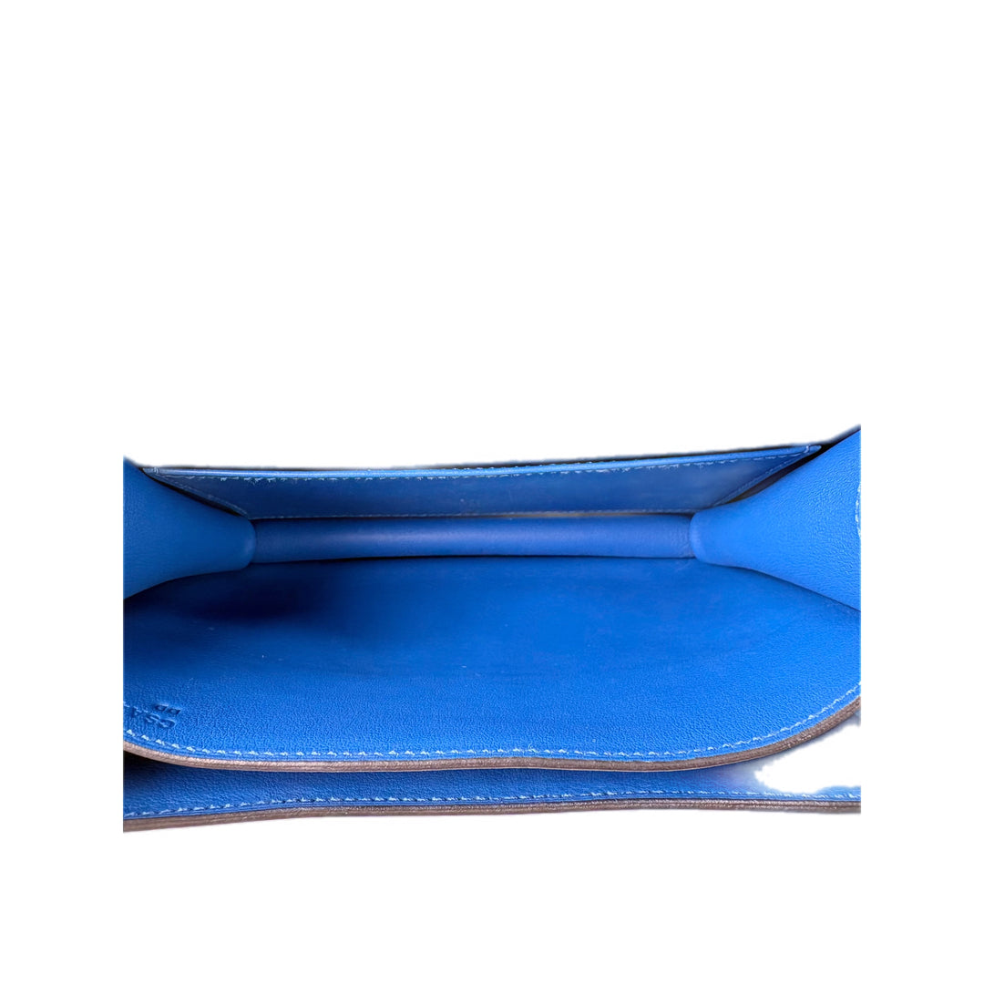 Hermes Constance Mini Bag  Blue Swift GHW