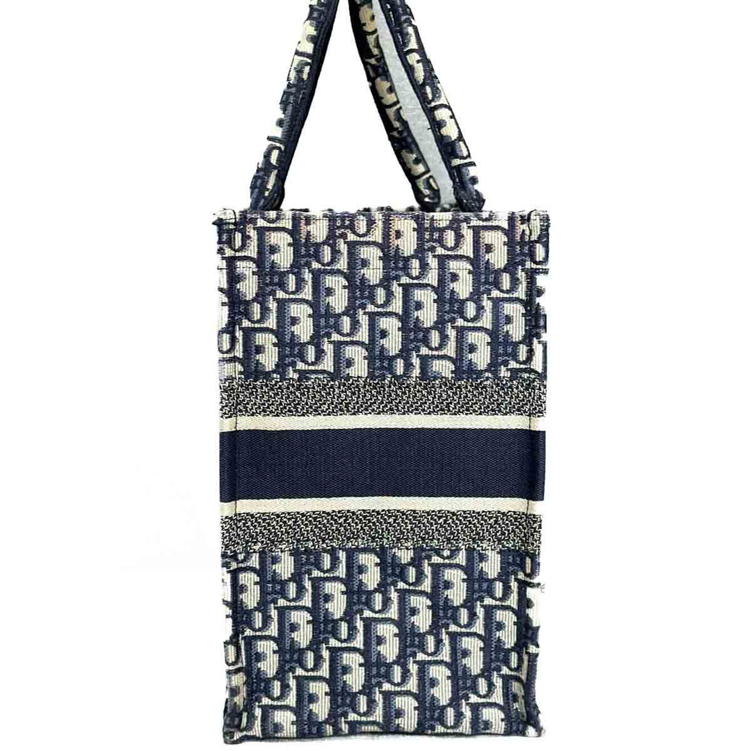 Dior Medium Blue Oblique Book Tote