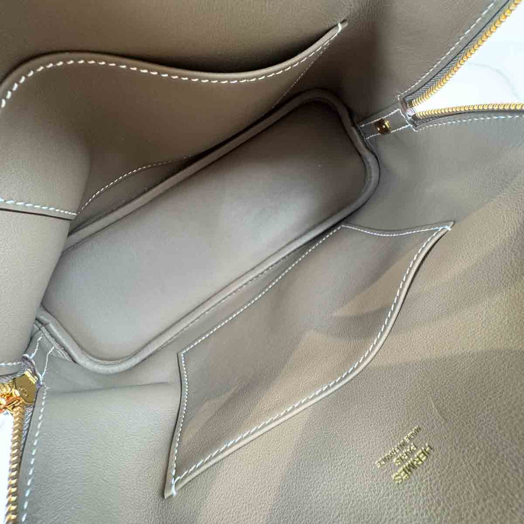 Hermes Bolide 25cm Bag Etoupe Evercolor
