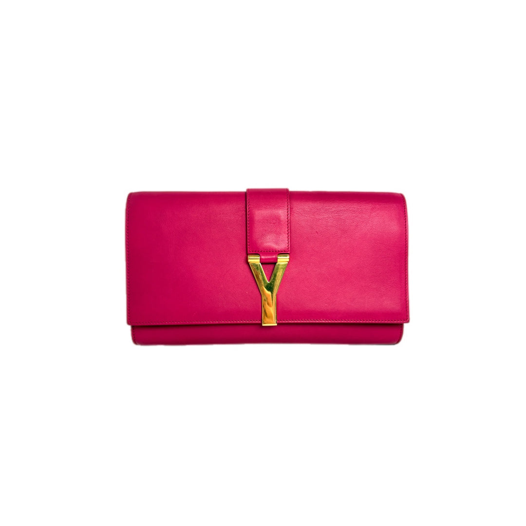 YSL Pink Clutch Bag