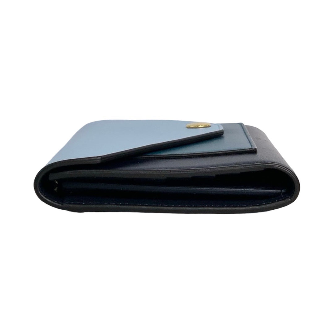 Celine Blue Pocket Envelope Wallet