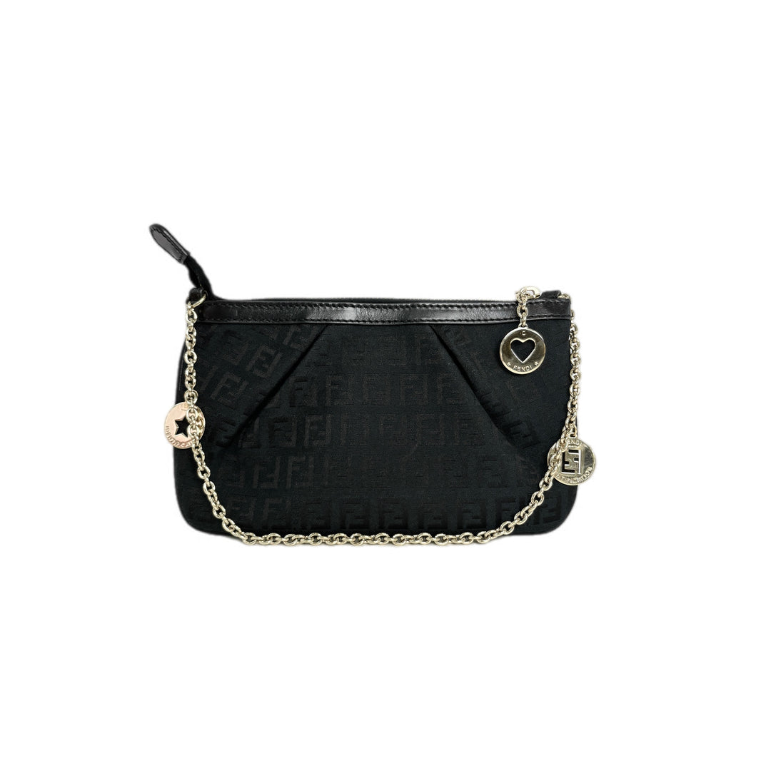 Fendi FF Zucchino VIntage Clutch
