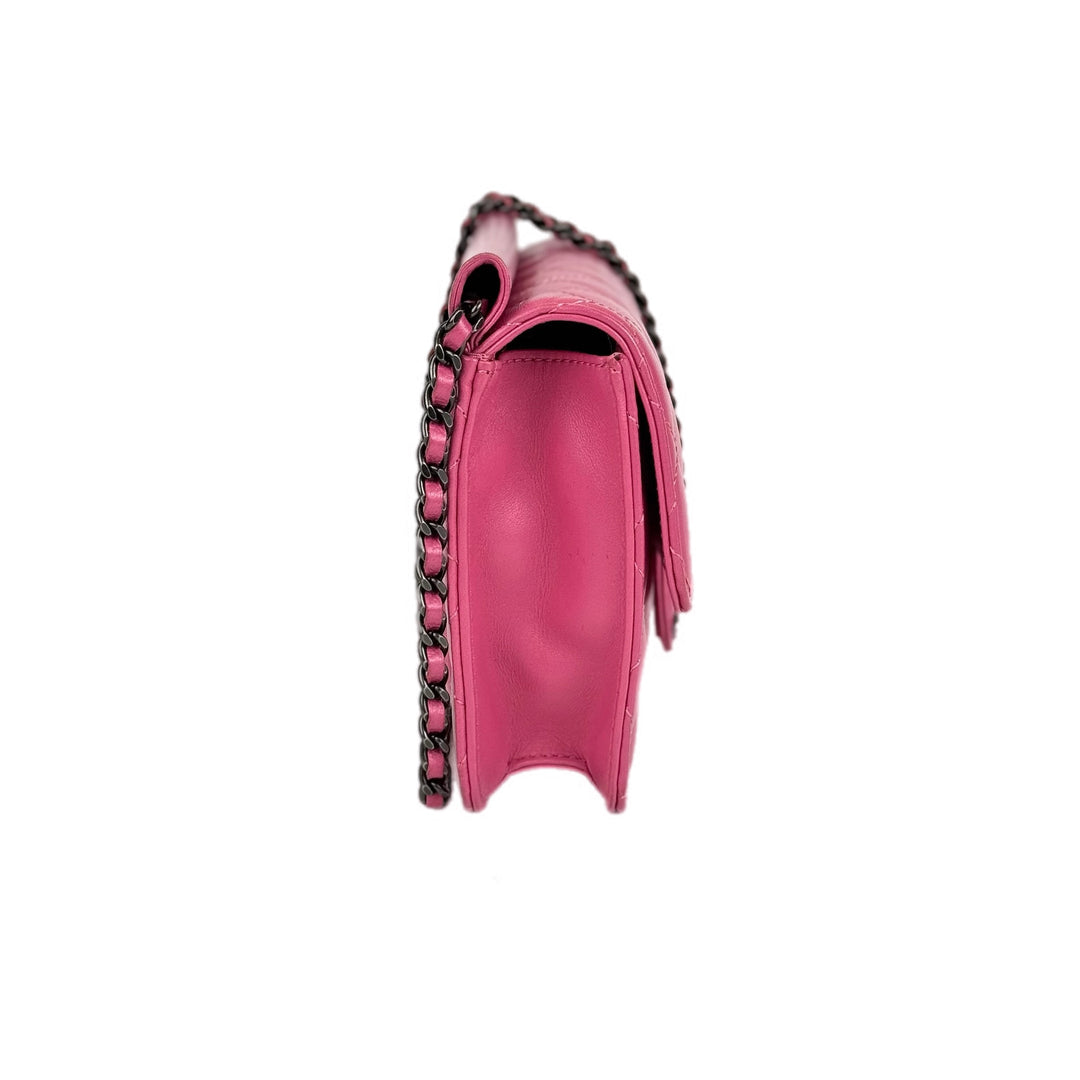 Chanel Crossing Times Flap Bag Pink