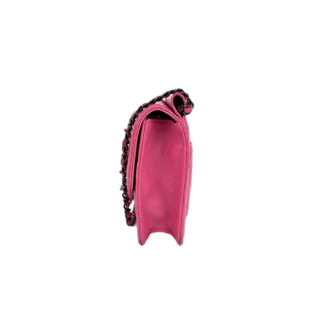 Chanel Crossing Times Flap Bag Pink