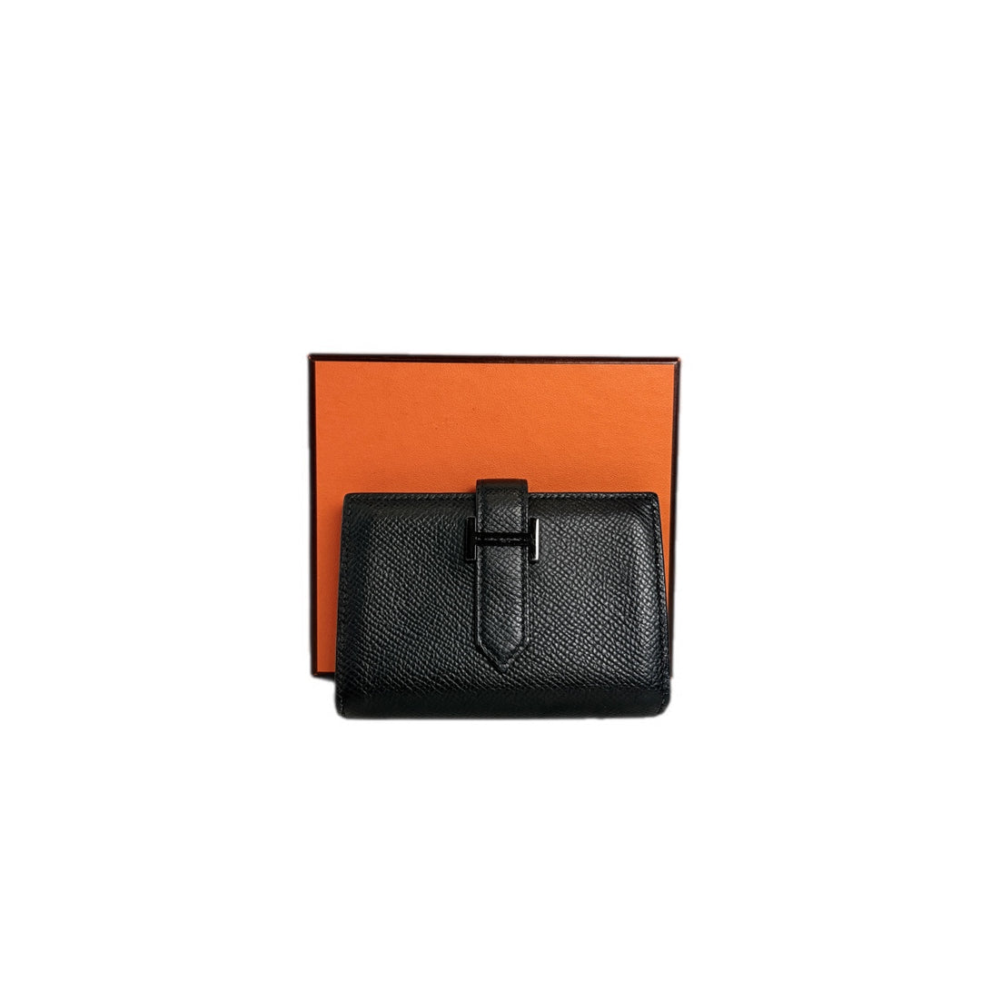 Hermes Bearn Mini Wallet So Black