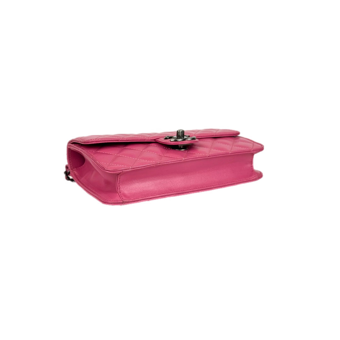 Chanel Crossing Times Flap Bag Pink