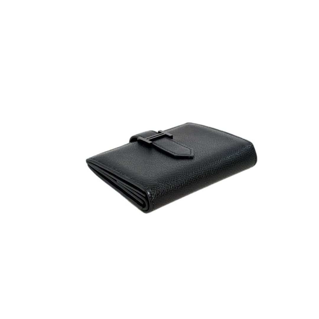 Hermes Bearn Mini Wallet So Black