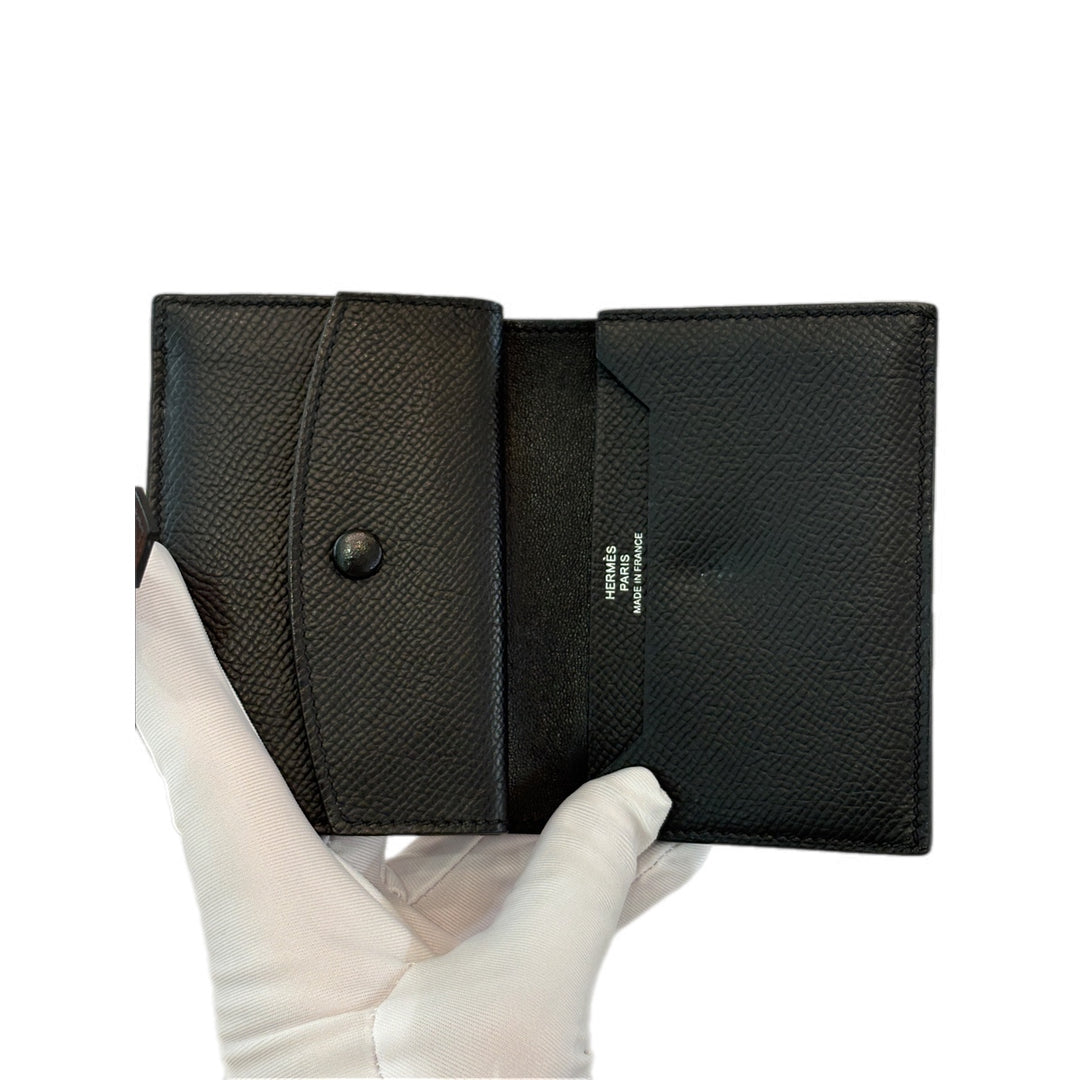 Hermes Bearn Mini Wallet So Black