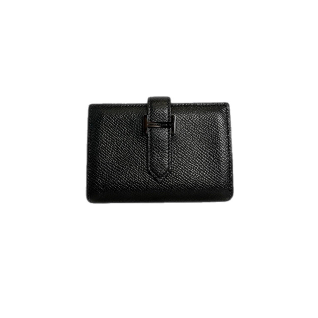 Hermes Bearn Mini Wallet So Black