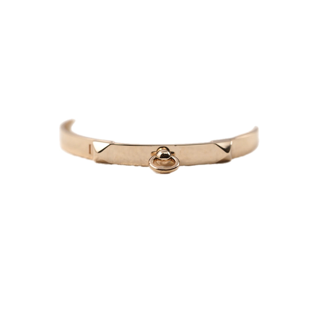 Hermes Collier De Chien Bangle 18k Yellow Gold SH