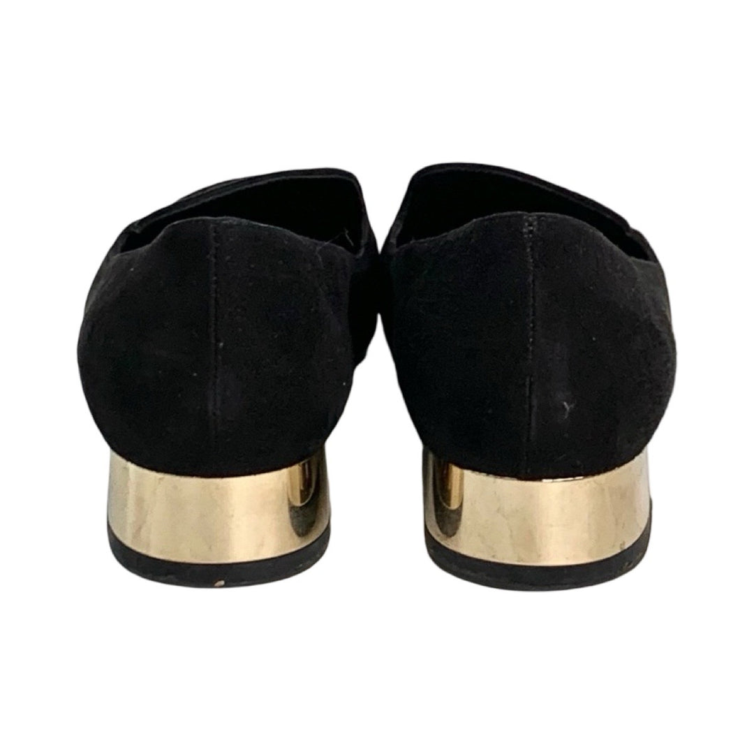 Gucci Black Horsebit Loafer Schwarzem Leather Shoes #37.5