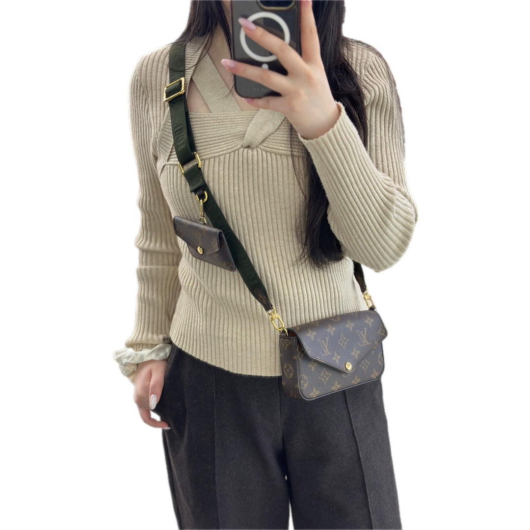 Louis Vuitton Felicie Strap & Go Monogram Bag