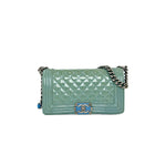 Chanel Leboy Medium Patent Blue - Jiaxyk