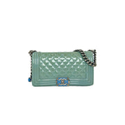 Chanel Leboy Medium Patent Blue - Jiaxyk