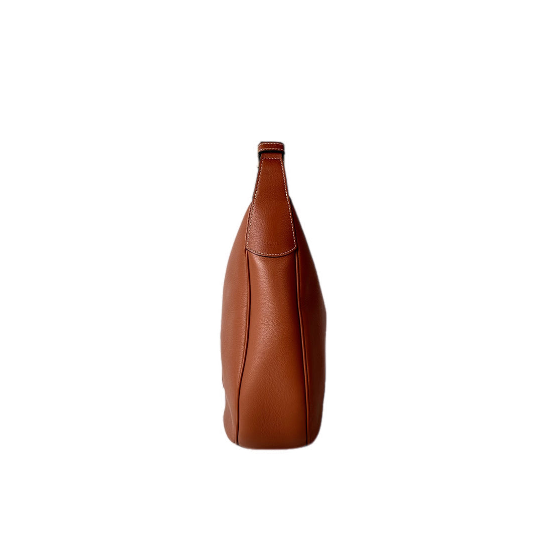 Celine Brown Triomphe Hobo Bag