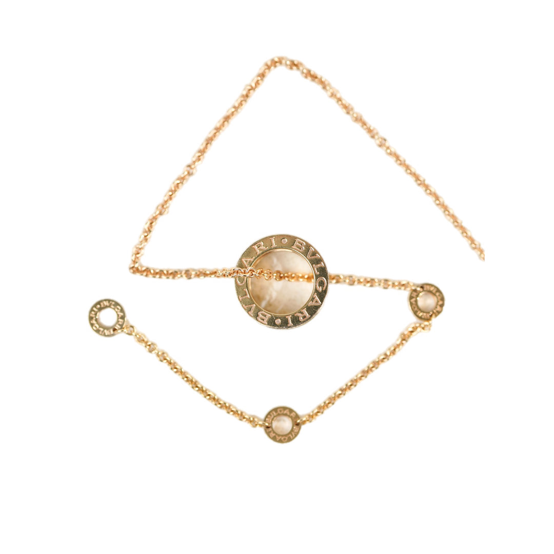 Bvlgari B Zero1 Necklace Diamond 18k Rose Gold