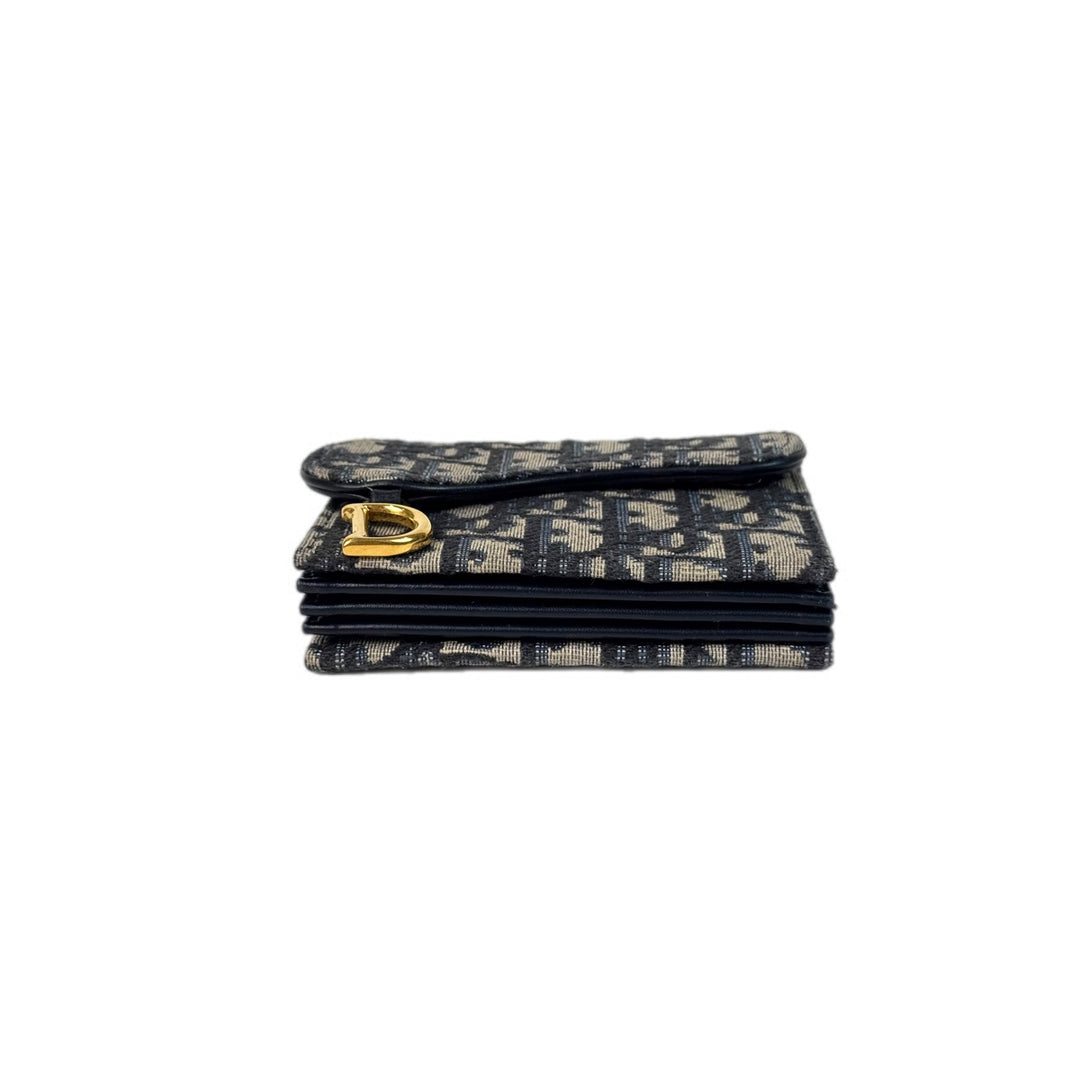 Dior Saddle Bloom Card Holder