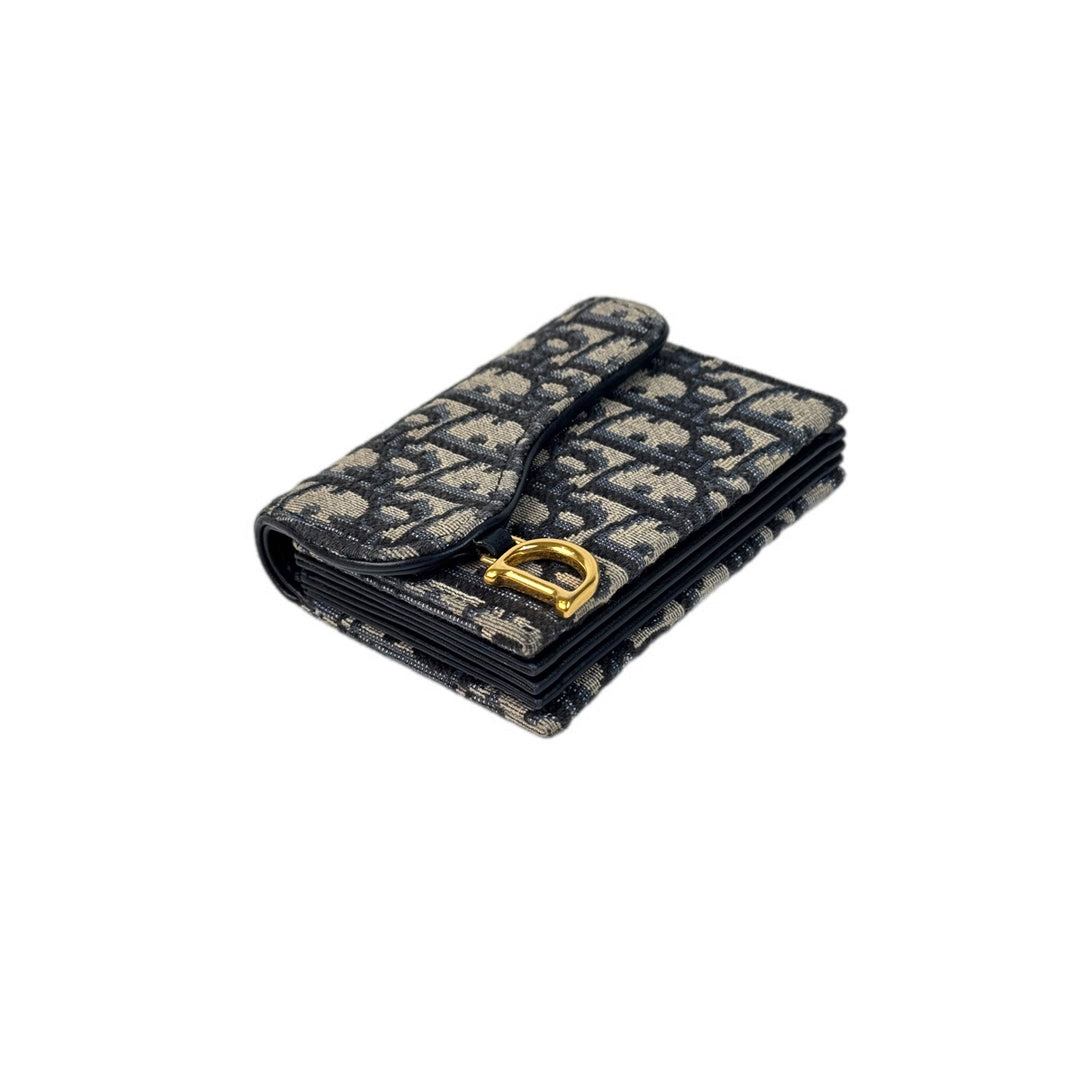 Dior Saddle Bloom Card Holder