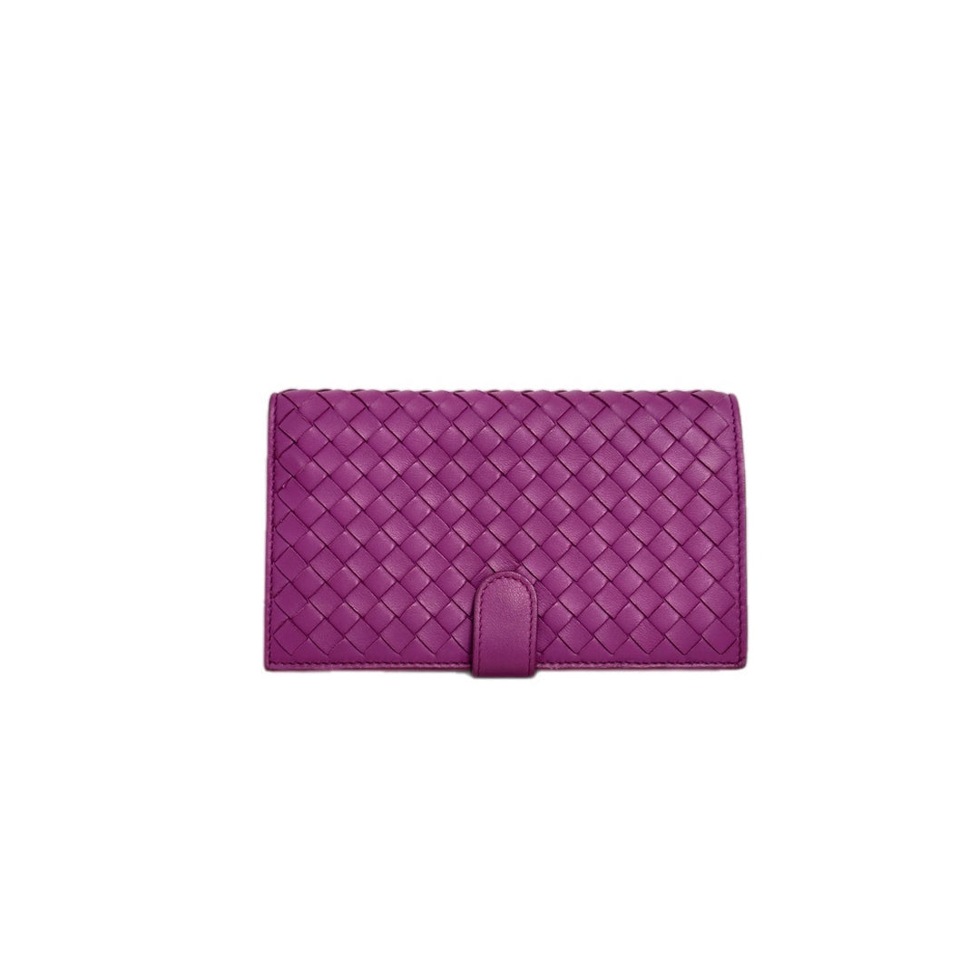 Bottega Veneta Purple Wallet