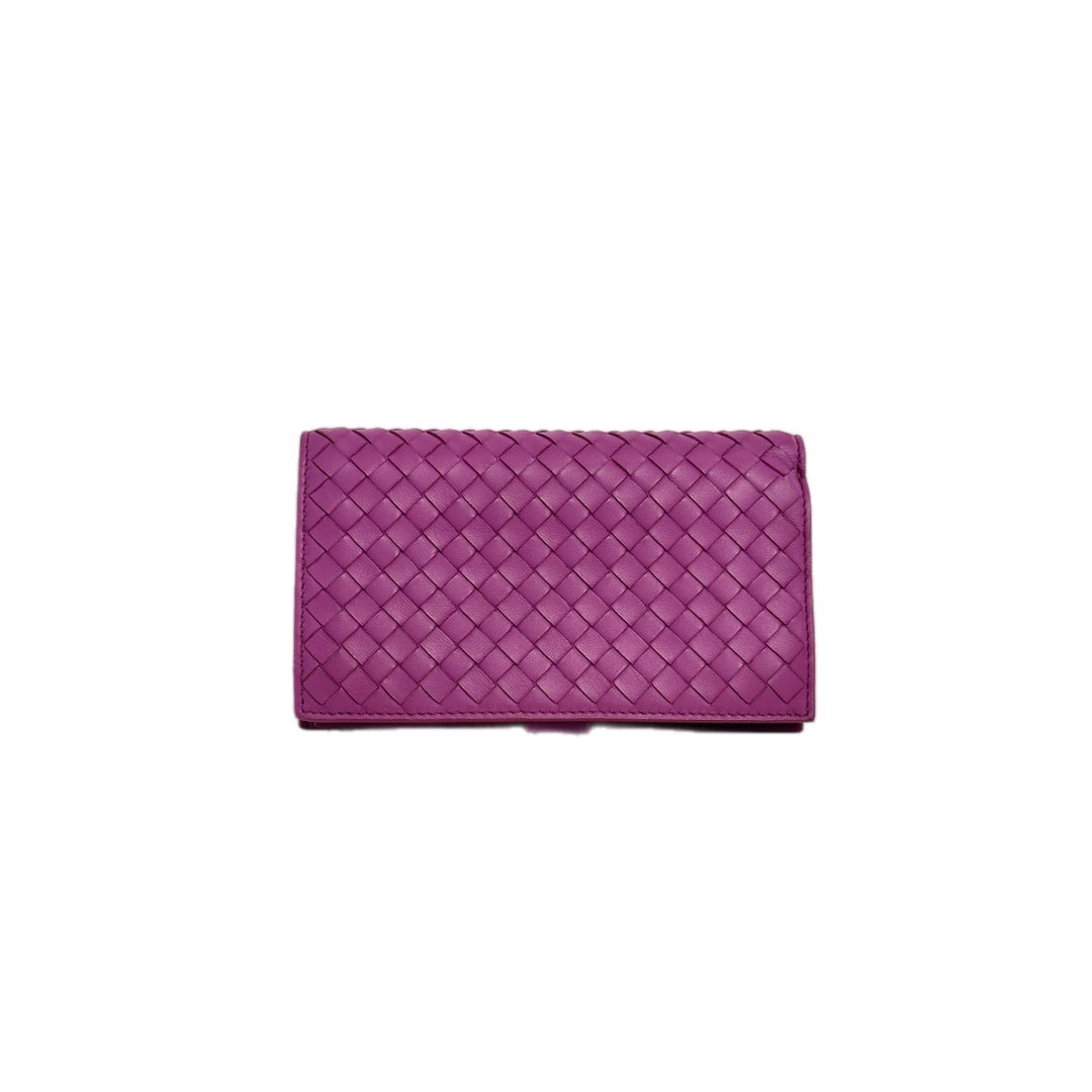 Bottega Veneta Purple Wallet